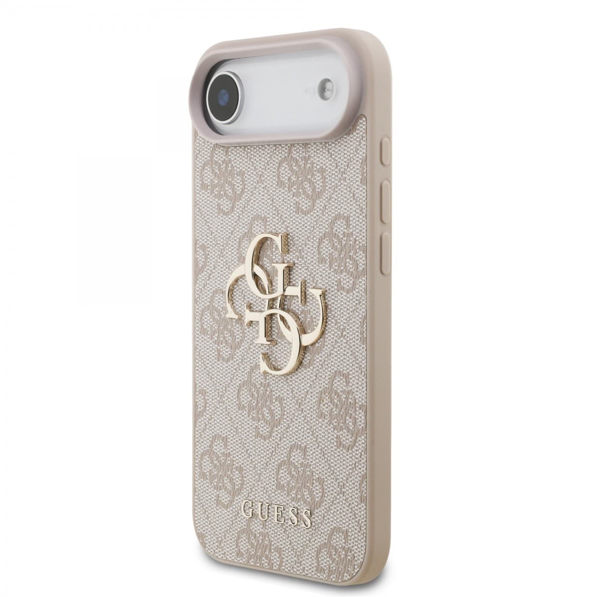Zadní kryt Guess PU 4G Metal Logo pro iPhone Air Pink - náhled 1