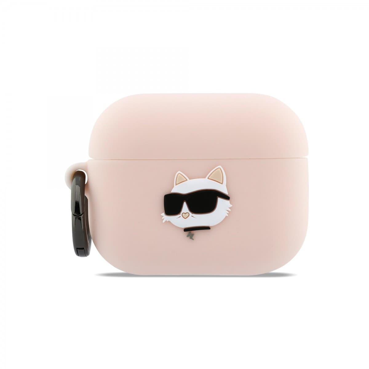 Silikonové pouzdro Karl Lagerfeld 3D Logo NFT Choupette Head pro AirPods Pro 3 Pink - náhled 1