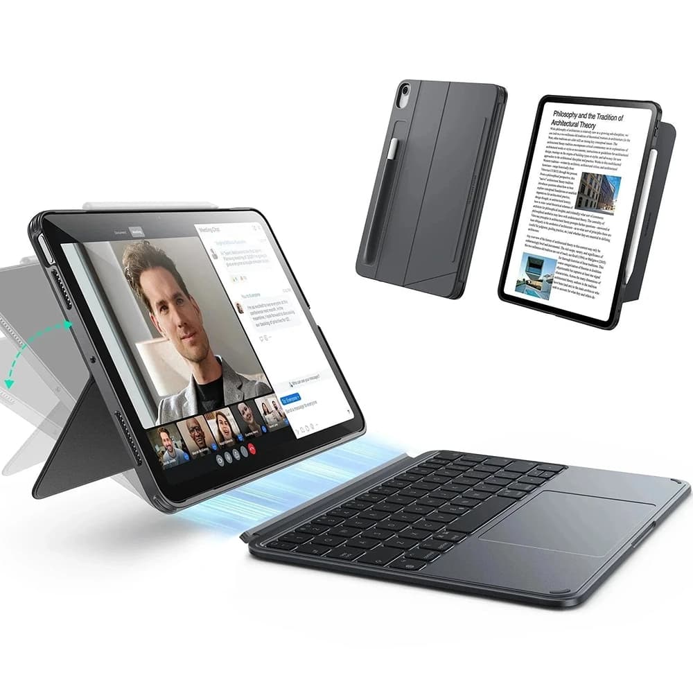 ESR - pouzdro na klávesnici Shift - iPad Air 13 (2024) / iPad Air 13 (2025) - tmavě šedá - náhled 1