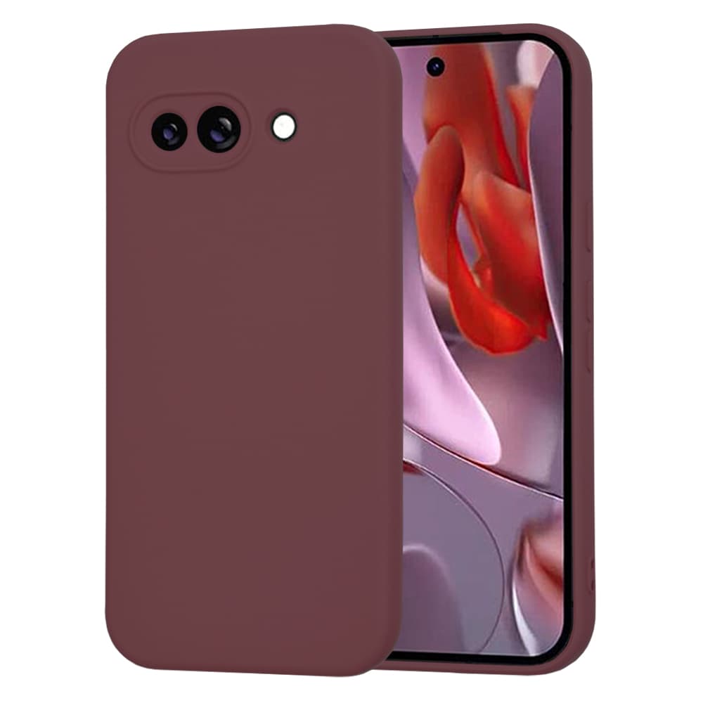 Techsuit SoftFlex pro Google Pixel 9a – švestkově červená - náhled 1