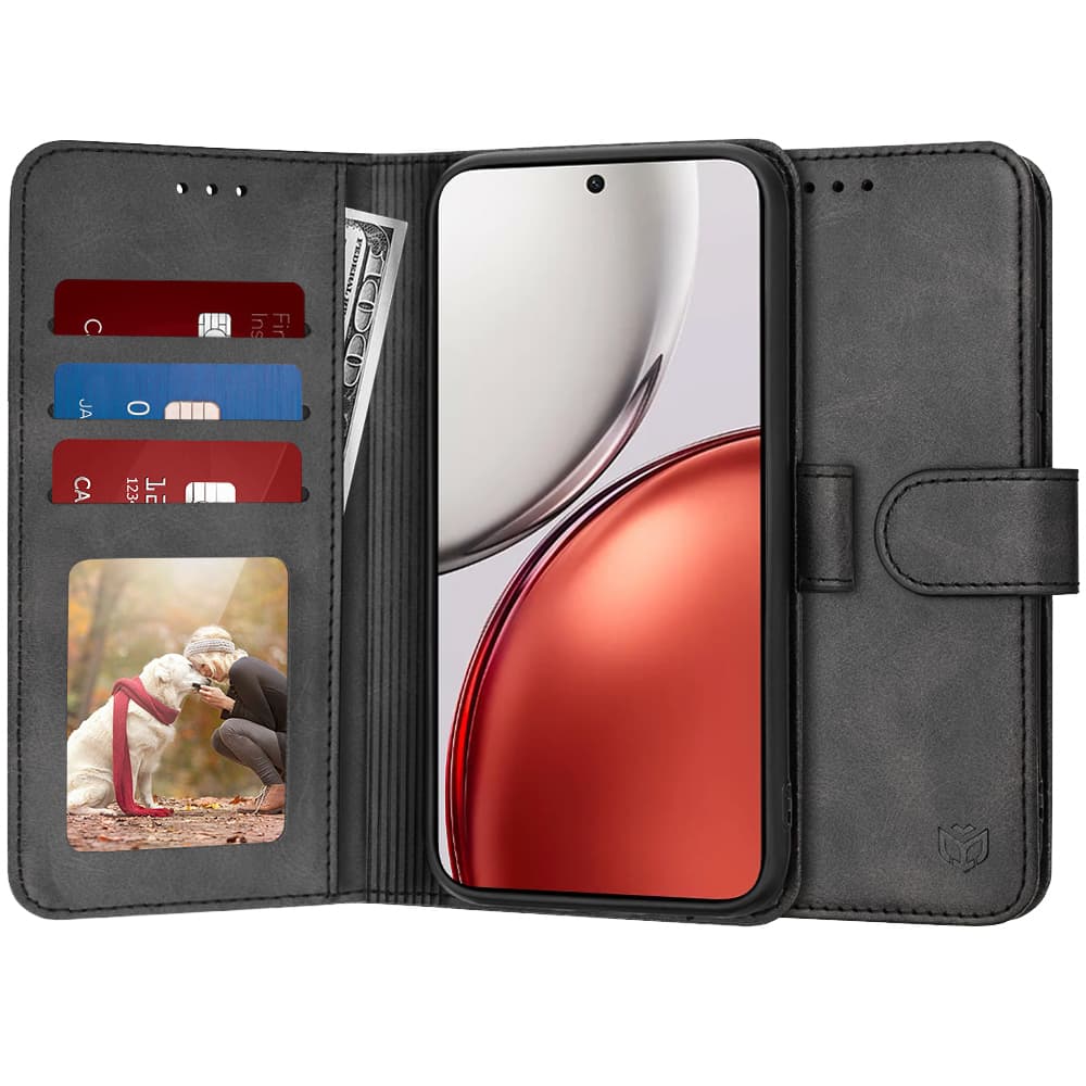 Techsuit – pouzdro Diary Book – Honor Magic8 Lite – černé - náhled 1