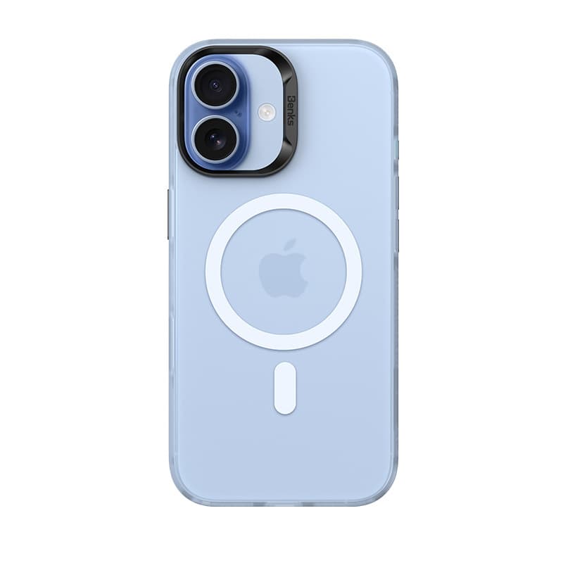 Magnetické ochranné pouzdro Benks Lucid Armor (C067) pro iPhone 17 s tlačítkem pro ovládání fotoaparátu, modré - náhled 1