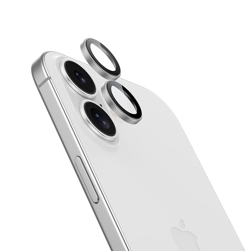 Tvrzené safírové sklo na fotoaparát Benks pro iPhone 17 stříbrné - náhled 1