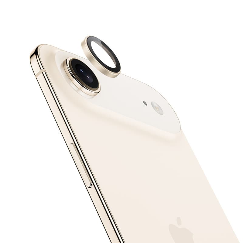 Ochranné safírové sklo Benks na fotoaparát pro iPhone Air zlaté - náhled 1