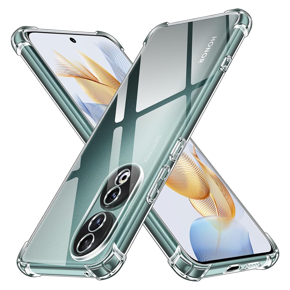 Techsuit – nárazuvzdorný průhledný silikon [kulatý výřez pro fotoaparát] – Realme GT 8 Pro – průhledný