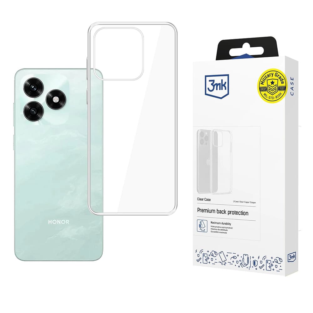 3mk – Clear Case – Honor X5c Plus – transparentní - náhled 1