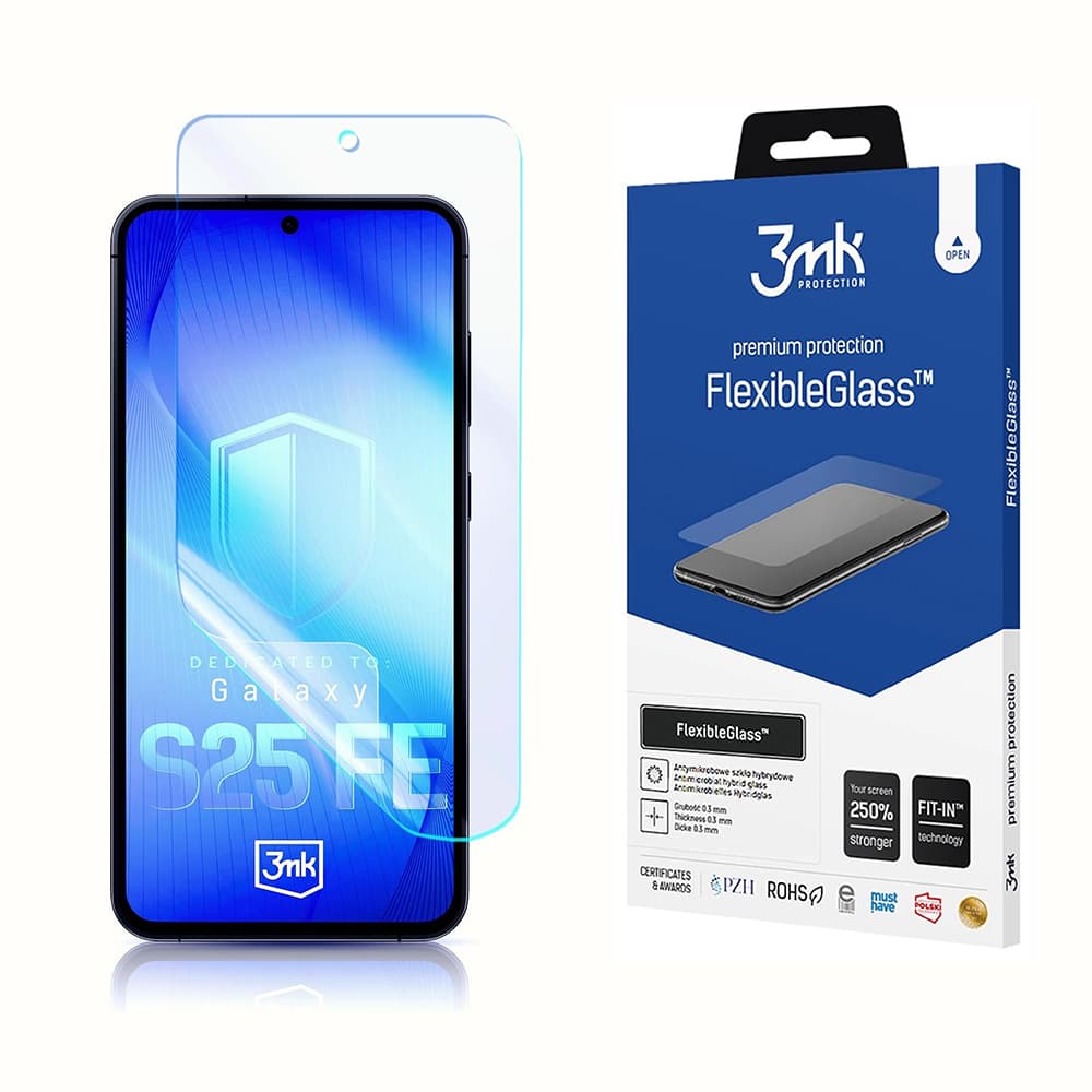 3mk - FlexibleGlass - Samsung Galaxy S25 FE - čirý - náhled 1