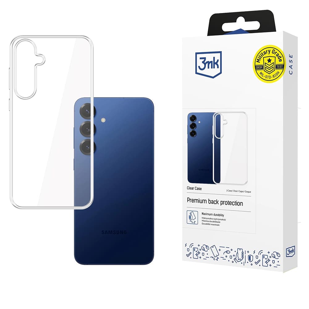 3mk – Clear Case – Samsung Galaxy S25 FE – transparentní - náhled 1