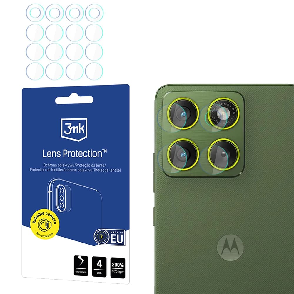 3mk - ochrana objektivu (4 balení) - Motorola Edge 70 - čirá - náhled 1