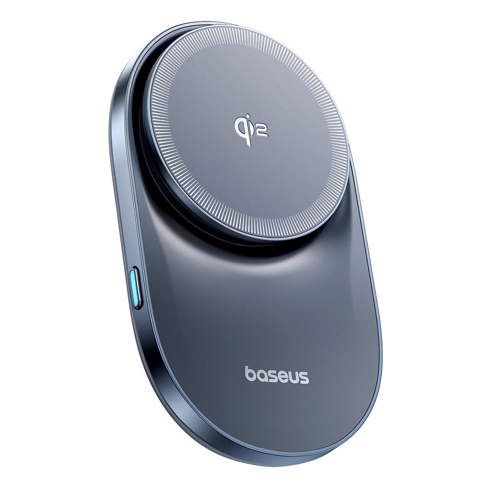 Baseus - bezdrátový držák do auta PrimeTrip VC1 Pro (C40169009123-00) - do mřížky ventilace, Type-C, 15W, Qi2, s chladicím ventilátorem - černý - náhled 1