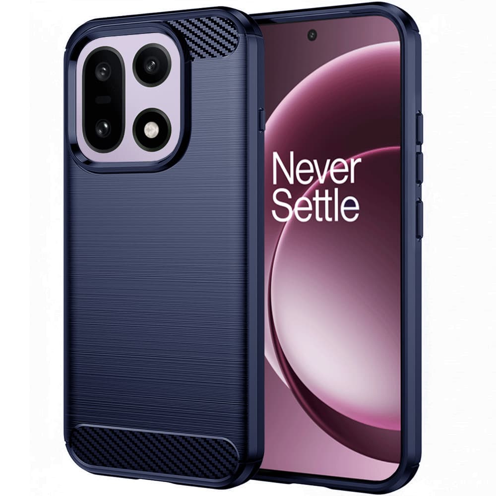 Techsuit – karbonový silikon – OnePlus 15 – modrý - náhled 1