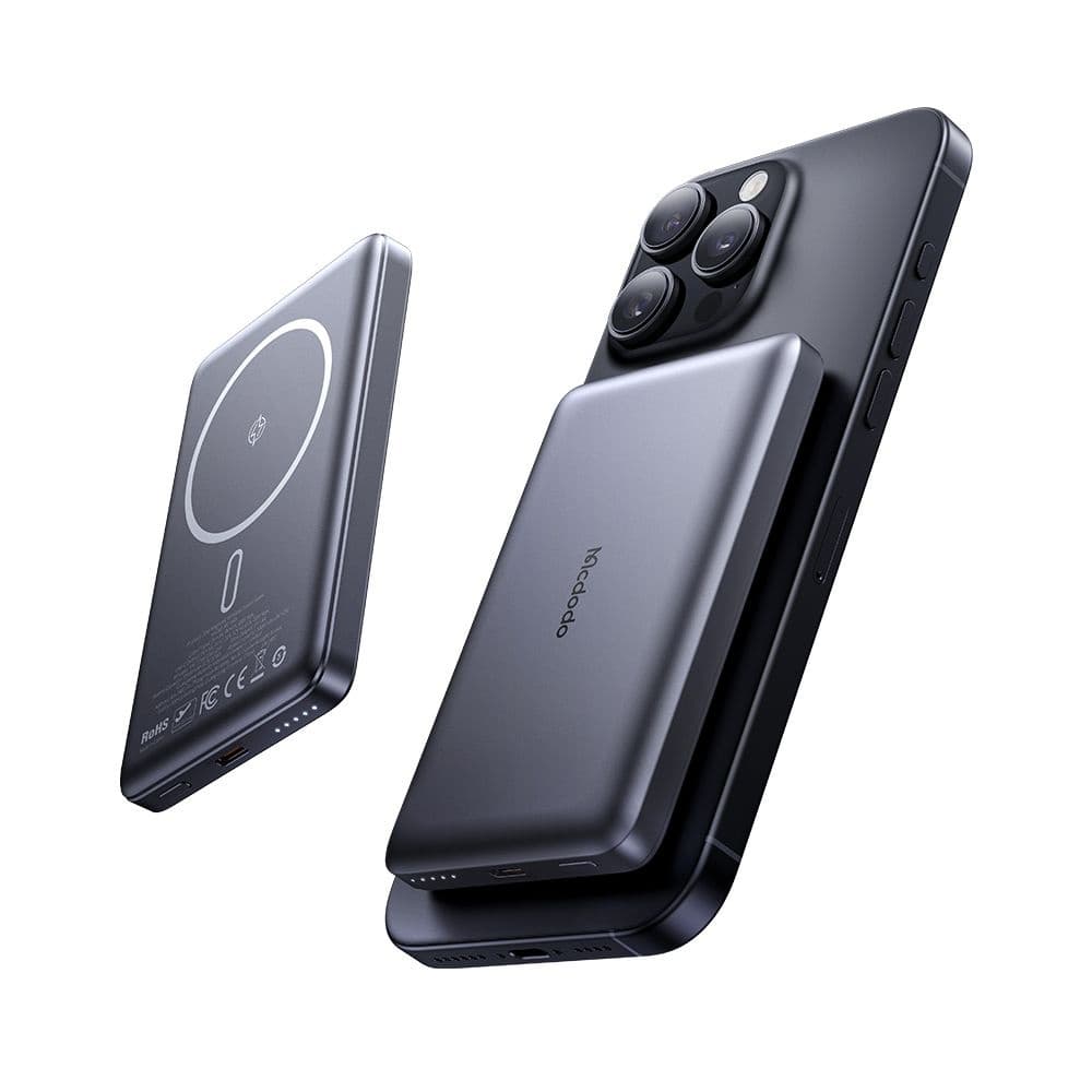 Mcdodo - magnetická powerbanka Meta Series (MC-4651) - 10000mAh, 20W, ultratenký design - černá - náhled 1