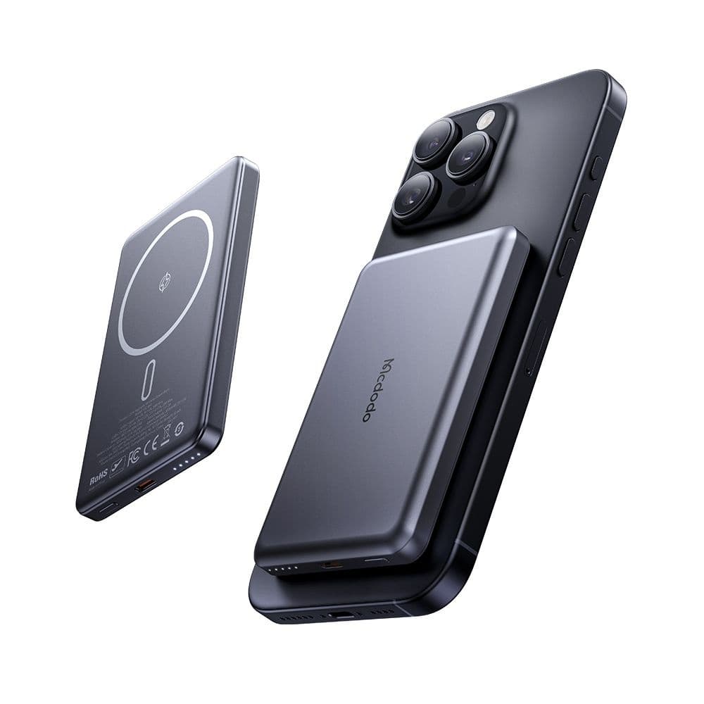Mcdodo - magnetická powerbanka Meta Series (MC-4641) - 5000mAh, 20W, ultratenký design - černá - náhled 1