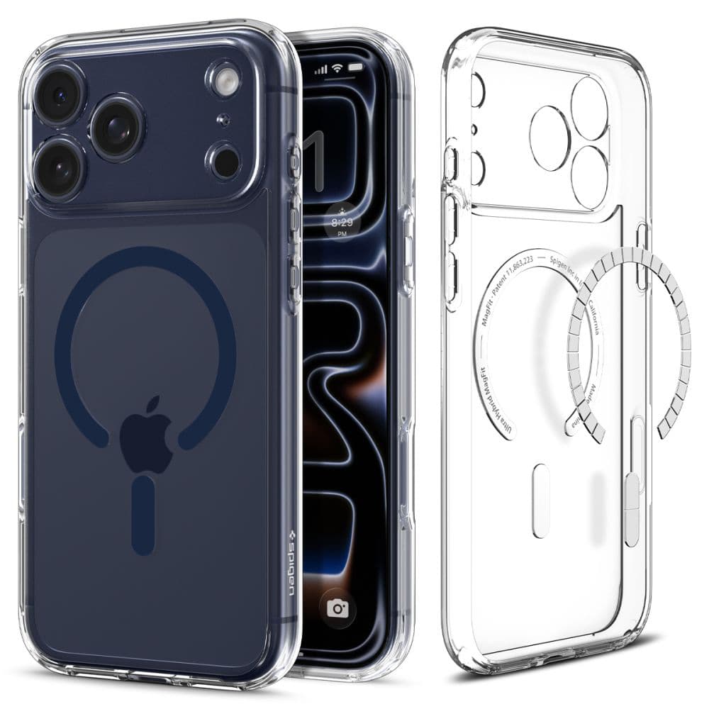 Spigen - Ultra Hybrid MagSafe - iPhone 17 Pro - čirá / tmavě modrá - náhled 1