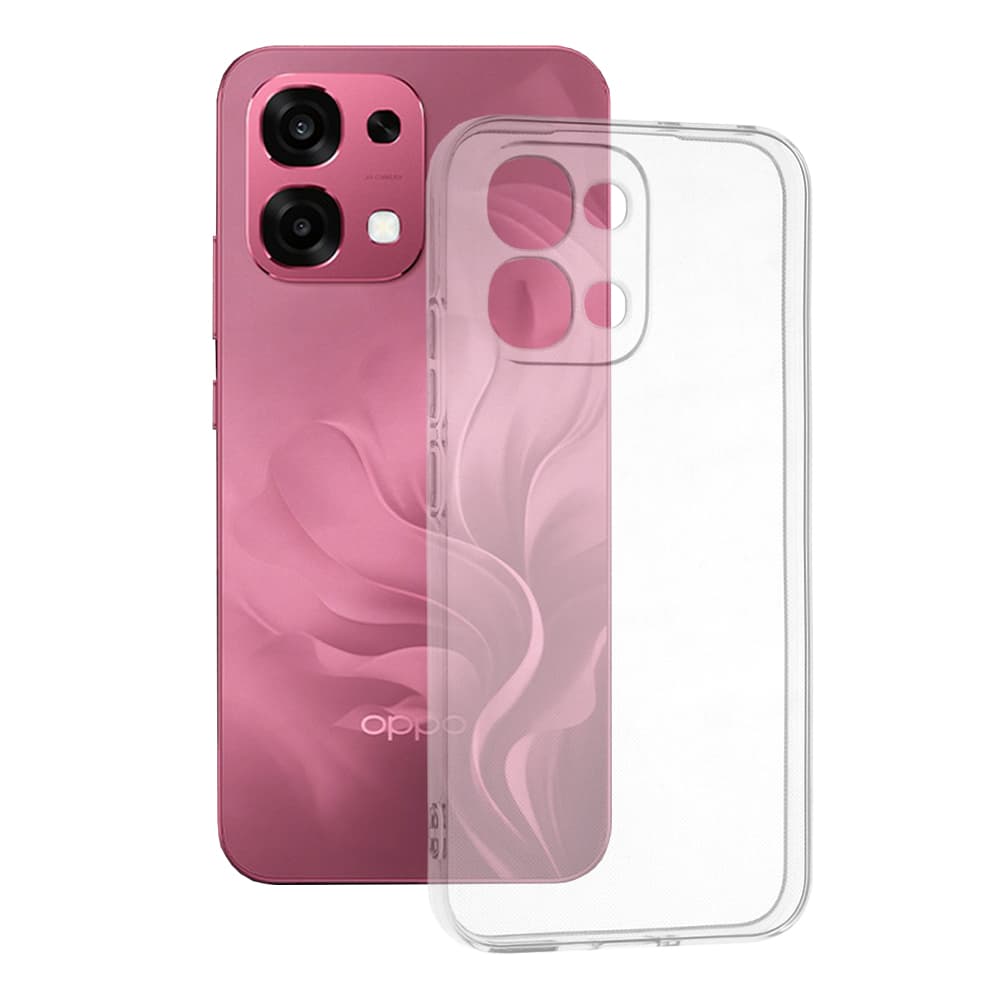 Techsuit – průhledný silikon – Oppo A6 Pro 4G / A6 Pro 5G – transparentní - náhled 1