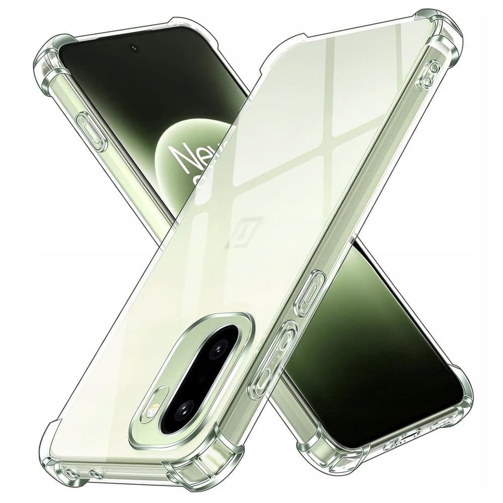 Techsuit – nárazuvzdorný průhledný silikon – OnePlus 15R – průhledný - náhled 1