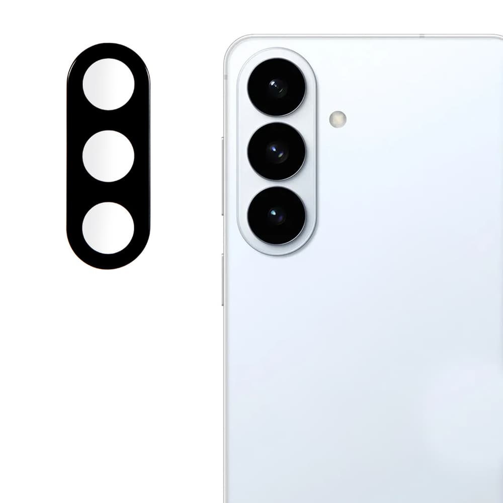Techsuit – celoskleněná ochrana fotoaparátu – Samsung Galaxy S26 Plus – černá - náhled 1
