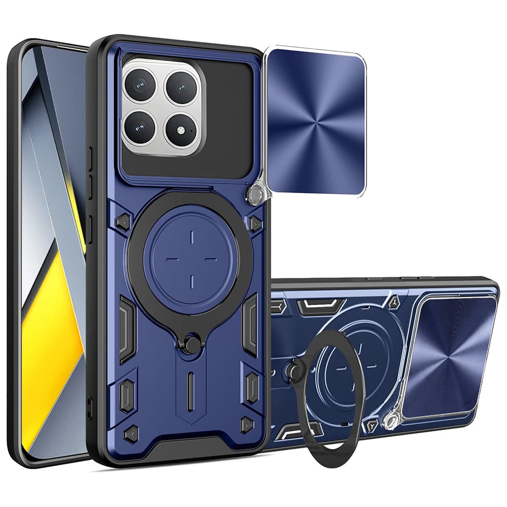 Techsuit - CamGuard Pro - Xiaomi Poco F8 Pro - modrá - náhled 1