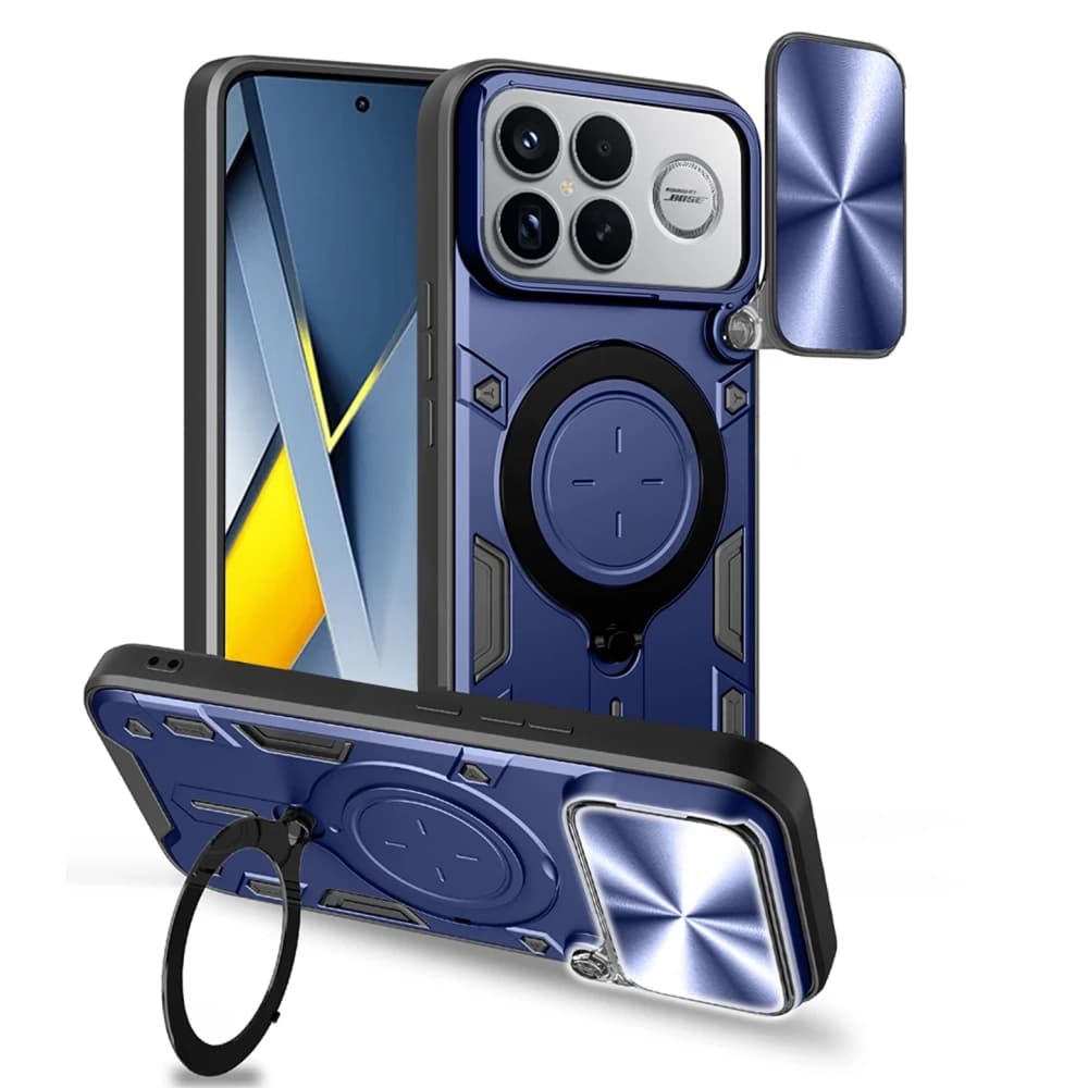 Techsuit - CamGuard Pro - Xiaomi Poco F8 Ultra - modrá - náhled 1