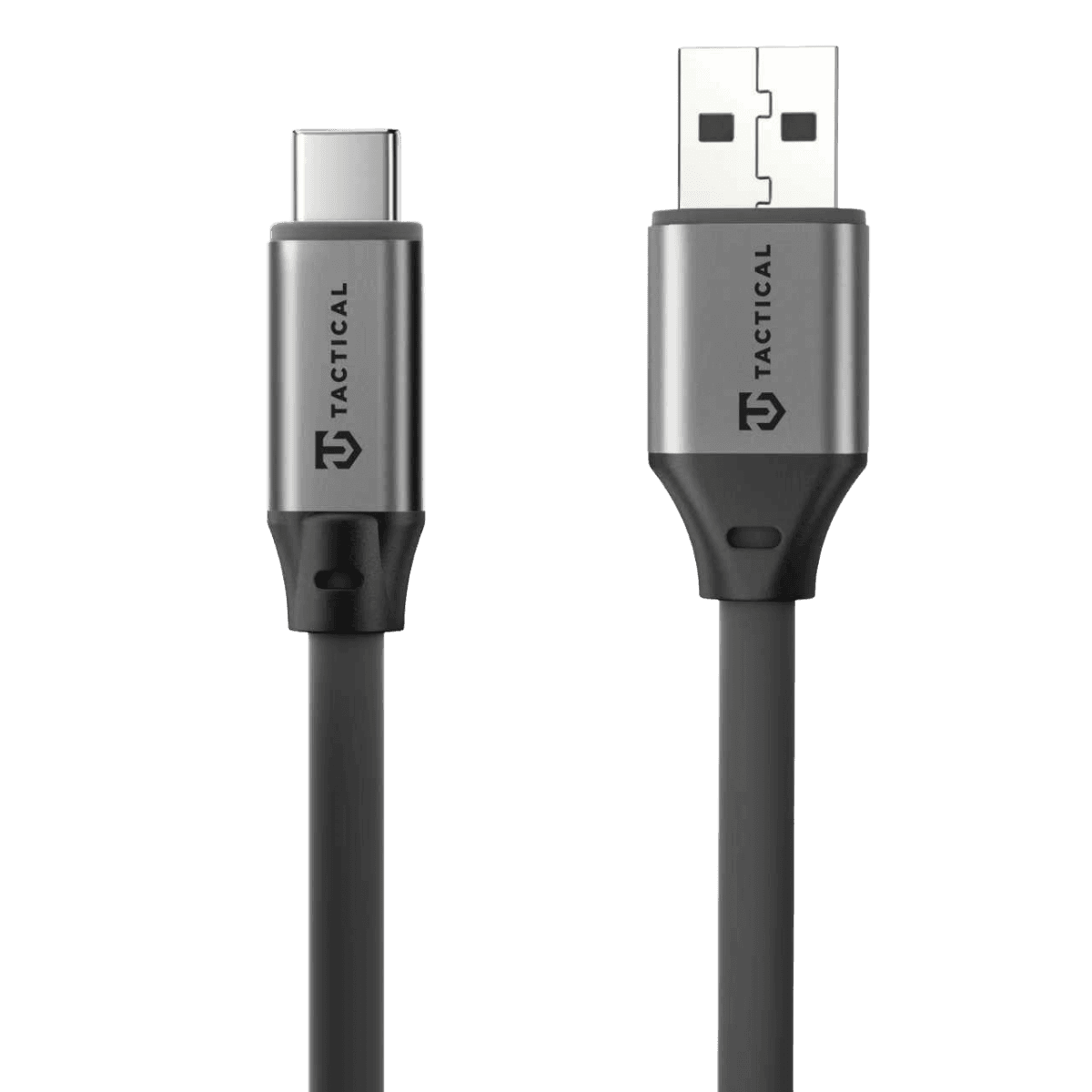 Datový kabel Tactical Fat Man 2.0 USB-A/USB-C 1m Grey - náhled 1