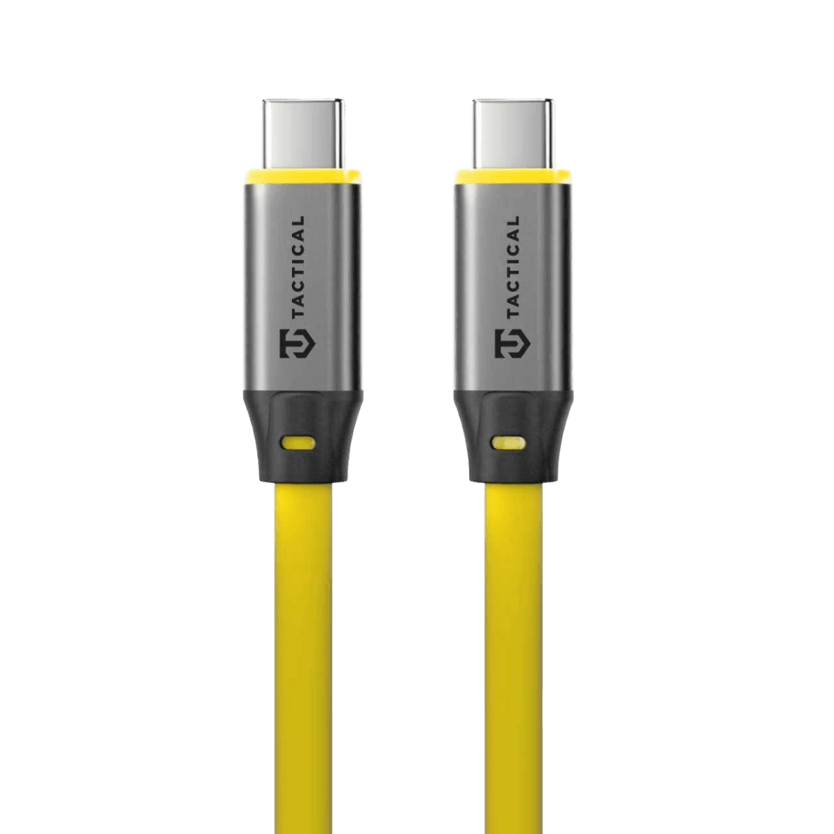 Datový kabel Tactical Fat Man 2.0 USB-C/USB-C 1m Yellow - náhled 1
