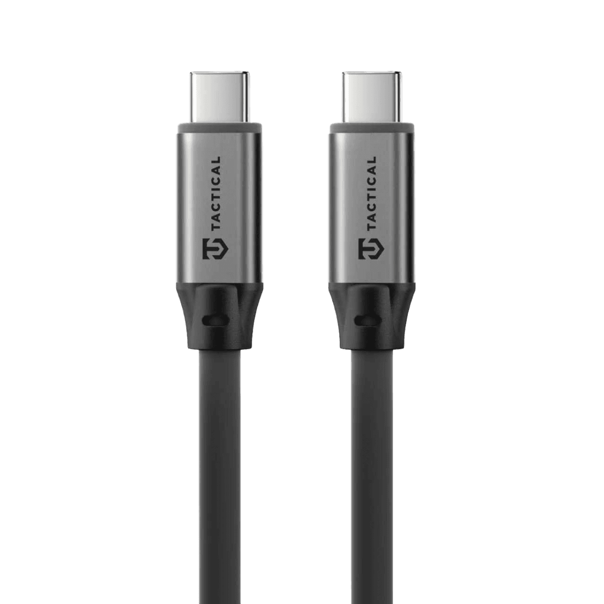 Datový kabel Tactical Fat Man 2.0 USB-C/USB-C 1m Grey - náhled 1