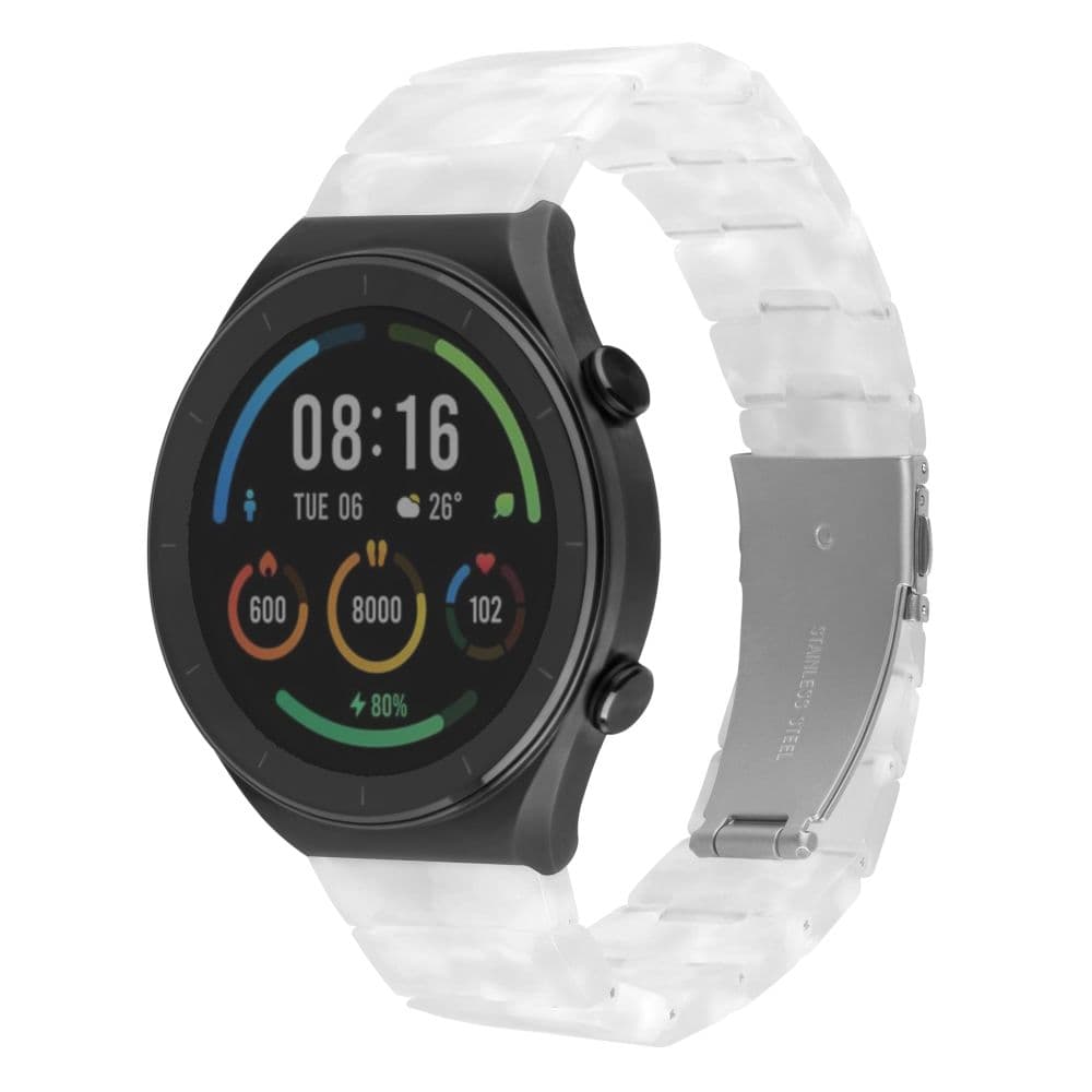 Resinový řemínek FIXED Resin Strap s Quick Release 20mm pro smartwatch, Cloud White - náhled 1