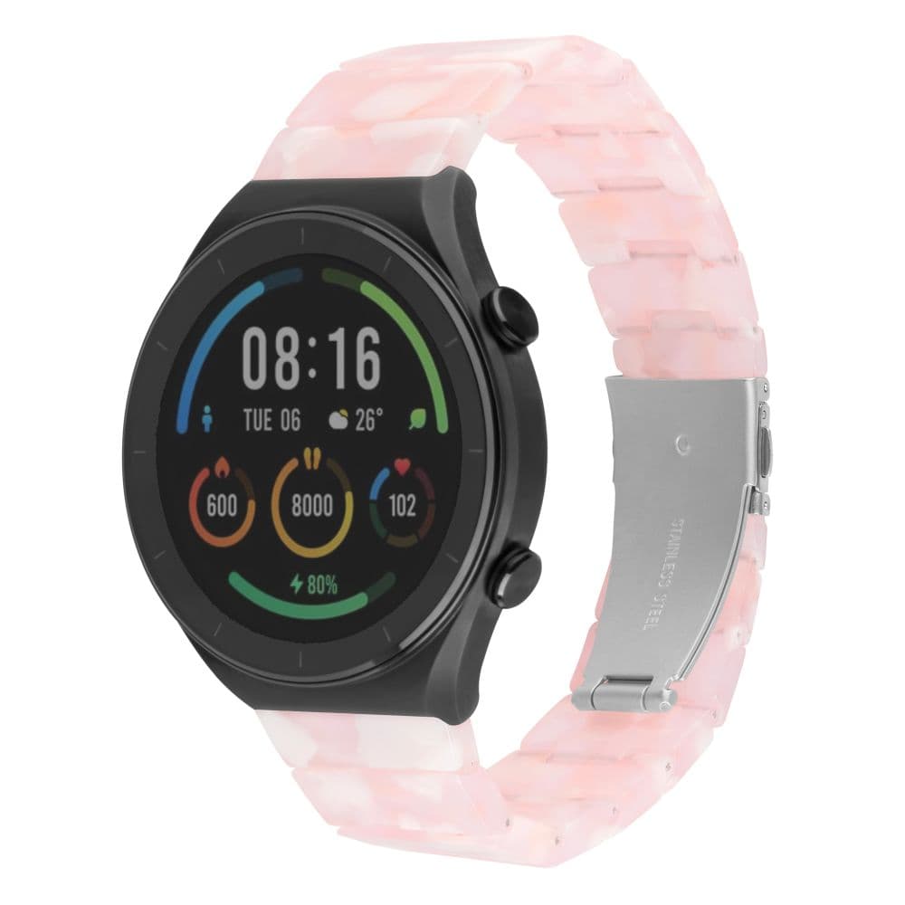 Resinový řemínek FIXED Resin Strap s Quick Release 22mm pro smartwatch, Candy Pink