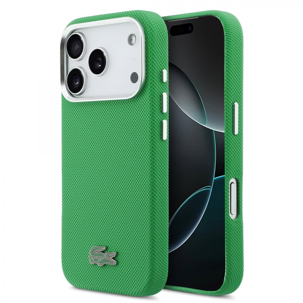 Zadní kryt Lacoste Iconic Petit Pique Metal Logo MagSafe pro iPhone 17 Pro Green - náhled 1