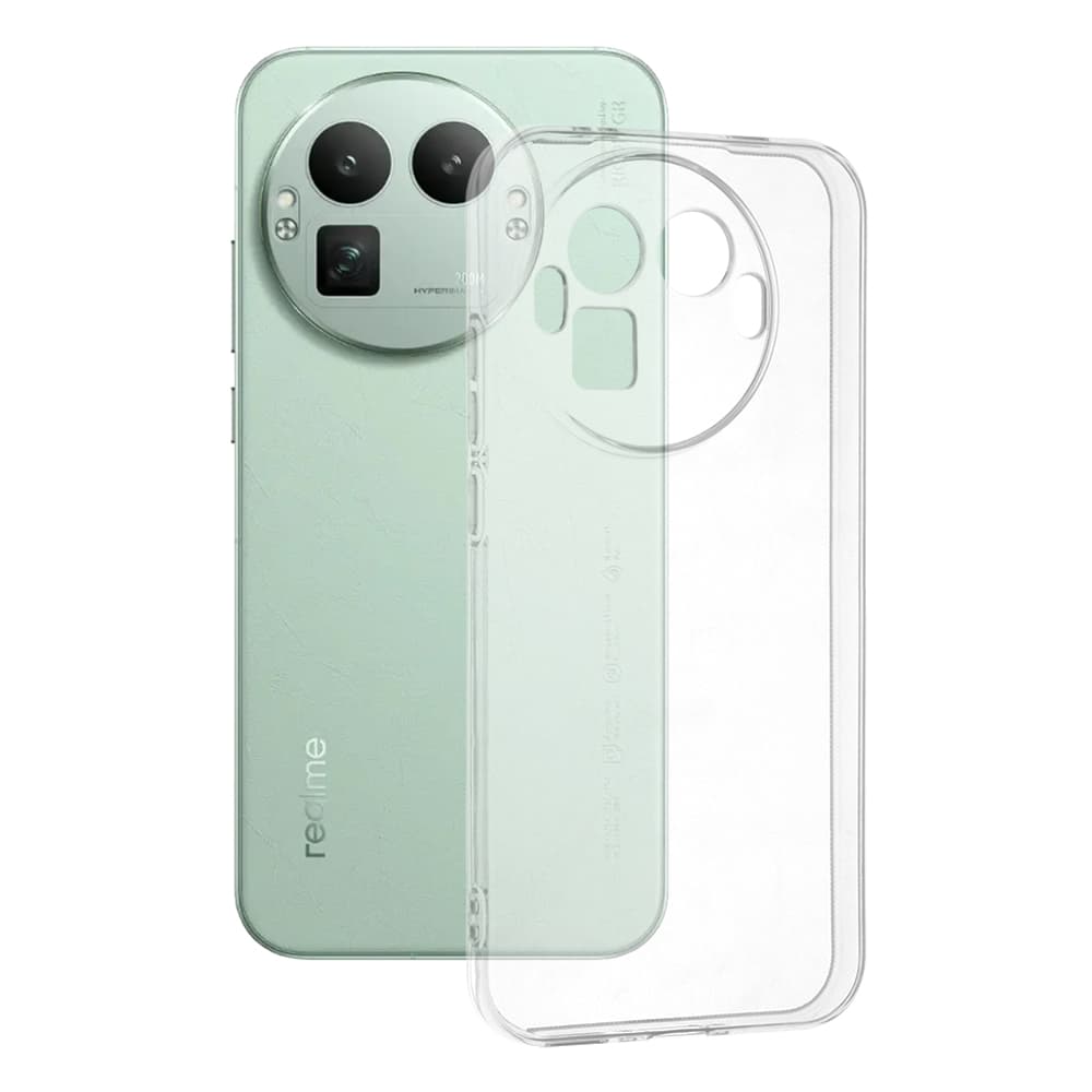 Techsuit - čirý silikon [kulatý výřez na fotoaparát] - Realme GT 8 Pro - průhledný - náhled 1