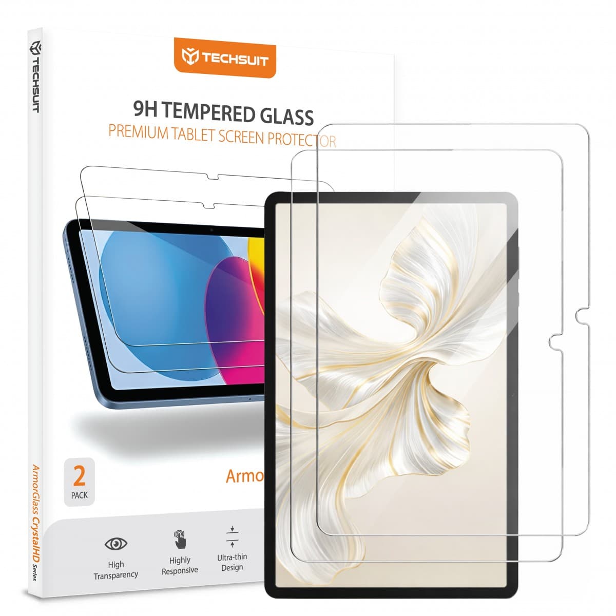 Techsuit - ochranné sklo ArmorGlass CrystalHD (2 ks) - Honor Pad 9 / Pad 10 - čiré - náhled 1