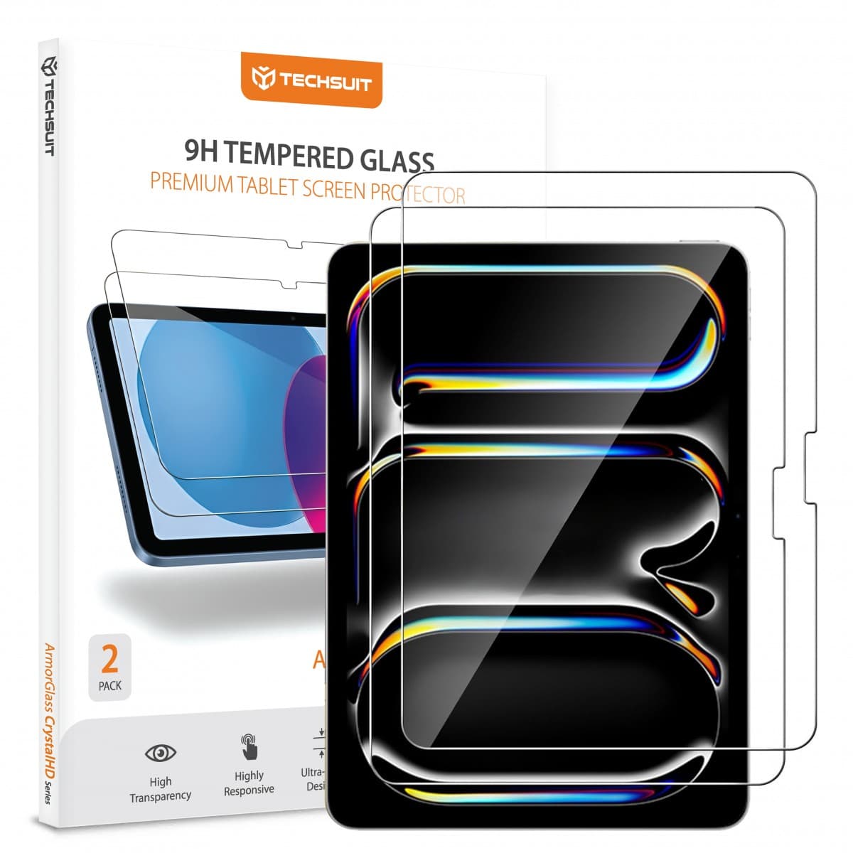 Techsuit - ArmorGlass CrystalHD (2 ks) - iPad Pro 13 (2024) / iPad Pro 13 (2025) / iPad Air 13 (2024) - čiré - náhled 1