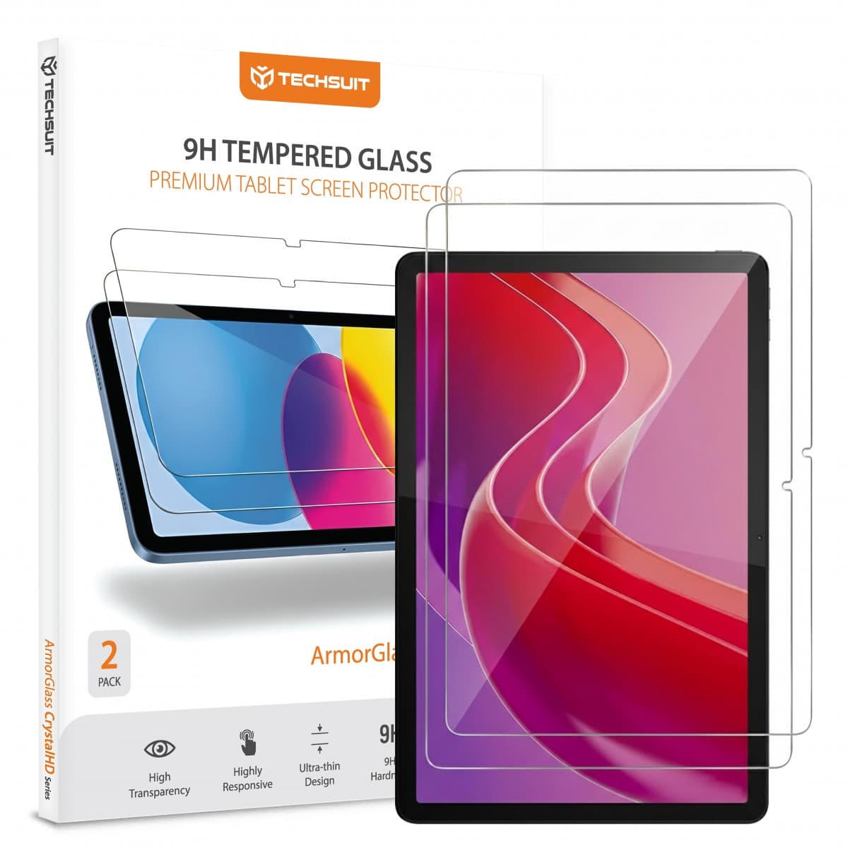Techsuit - ArmorGlass CrystalHD (2 ks) - Lenovo Tab M11 - čirá - náhled 1