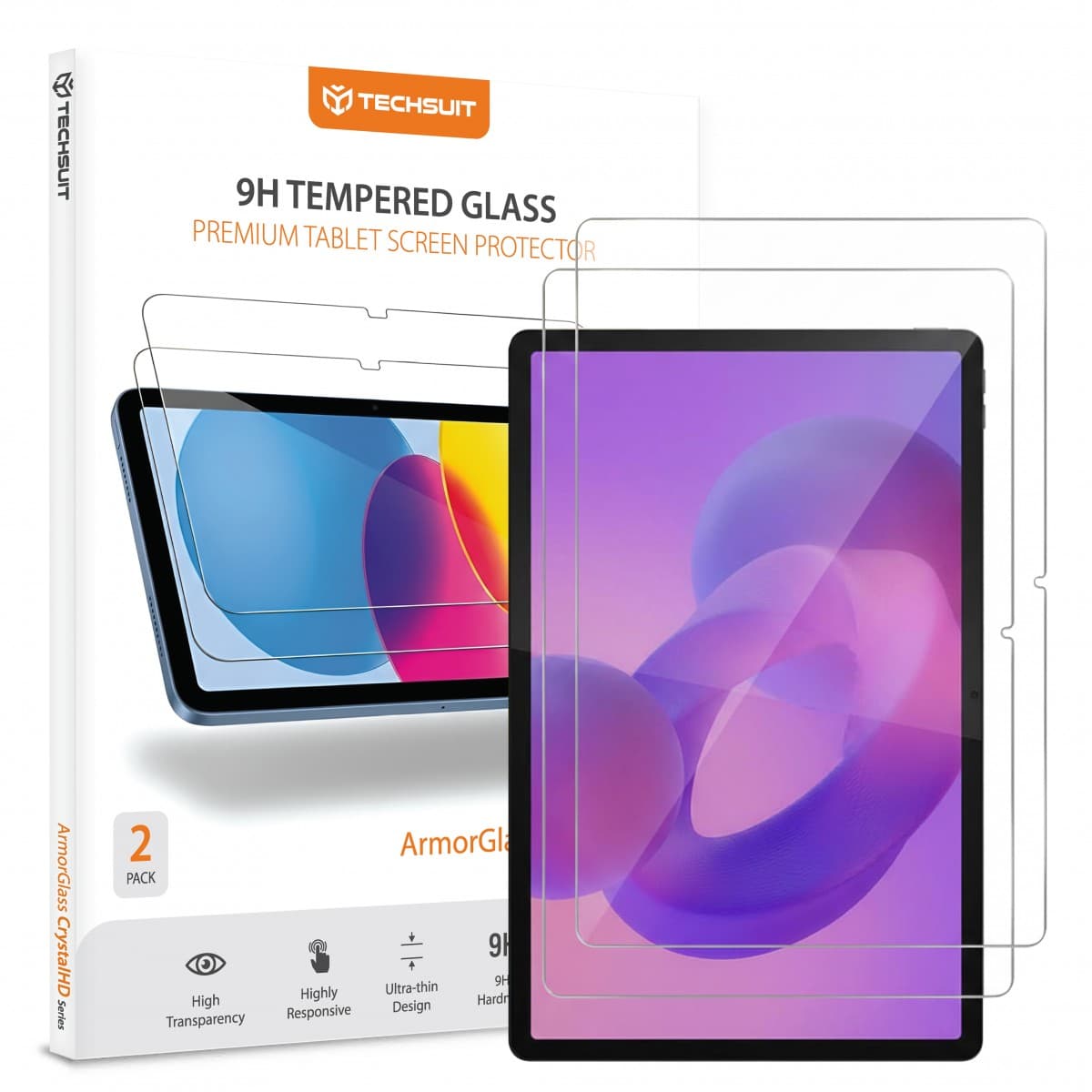 Techsuit - ArmorGlass CrystalHD (2 ks) - Lenovo Idea Tab Pro 12.7 (2025) - čiré - náhled 1