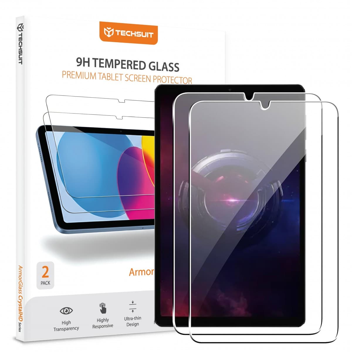 Techsuit - ArmorGlass CrystalHD (2 ks) - Lenovo Legion Tab Gen 3 - čirá - náhled 1