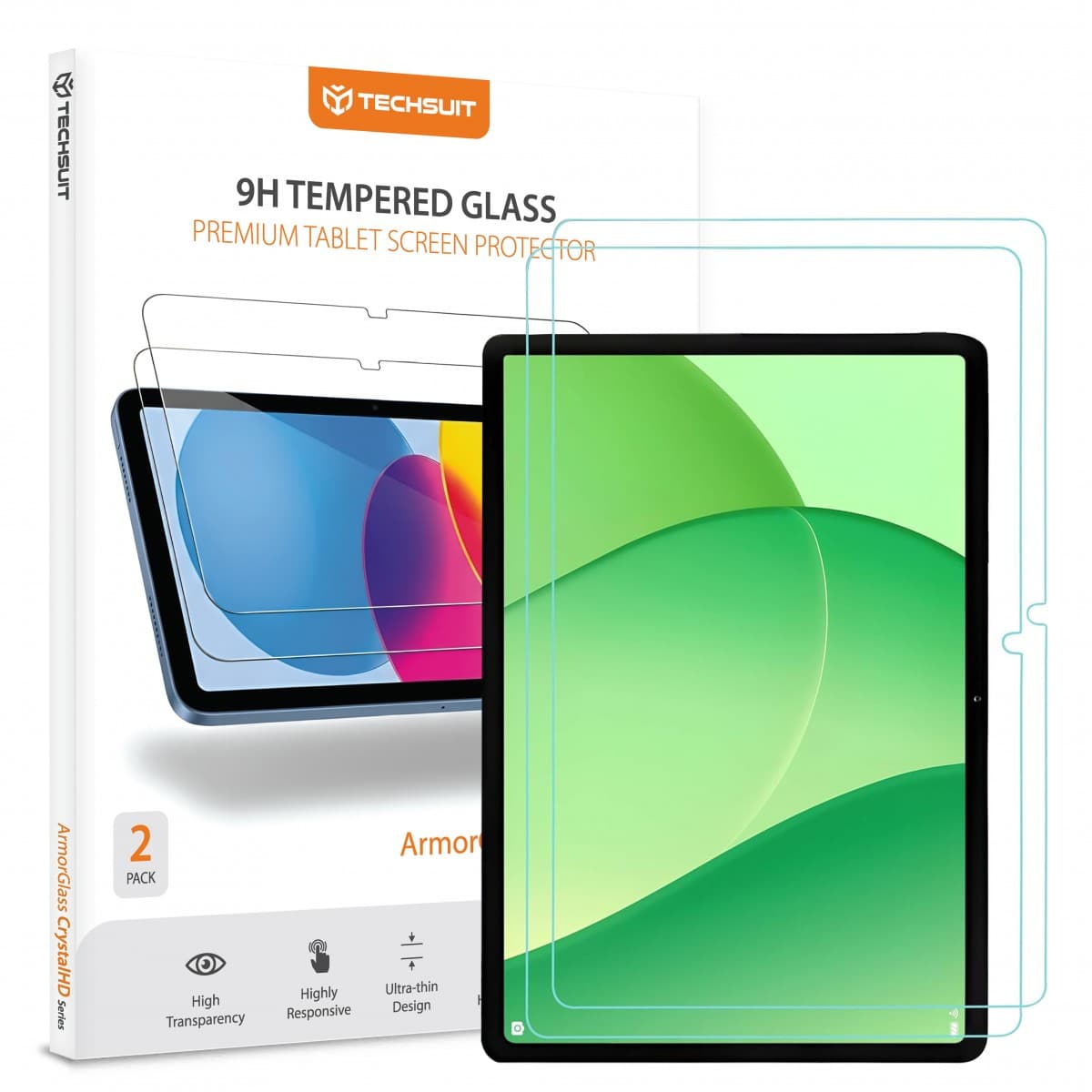 Techsuit - ArmorGlass CrystalHD (2 kusy) - Oppo Pad SE 11 / OnePlus Pad Lite - čirá - náhled 1