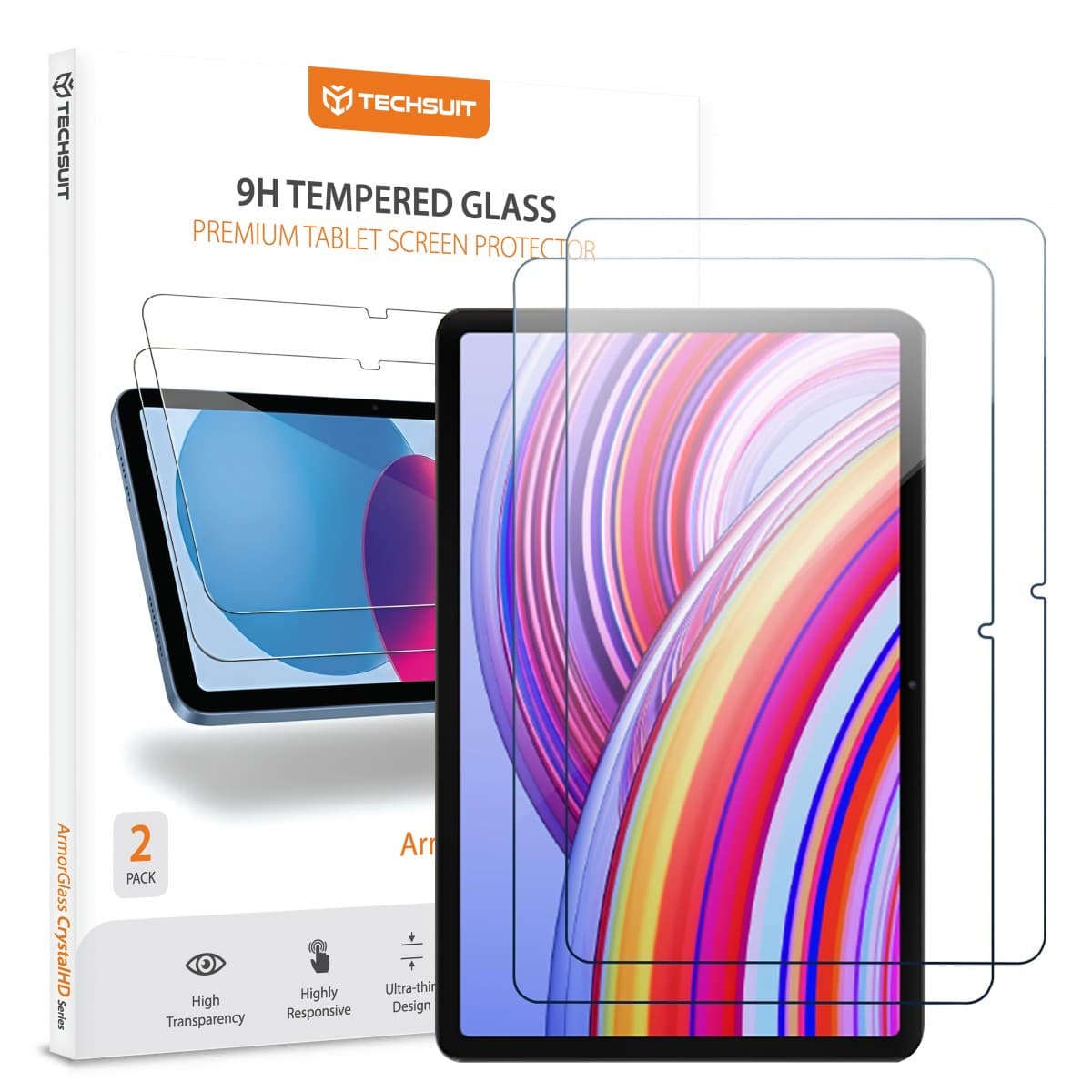 Techsuit - ArmorGlass CrystalHD (2 kusy) - Xiaomi Redmi Pad Pro / Pad Pro 5G / Poco Pad - čiré - náhled 1
