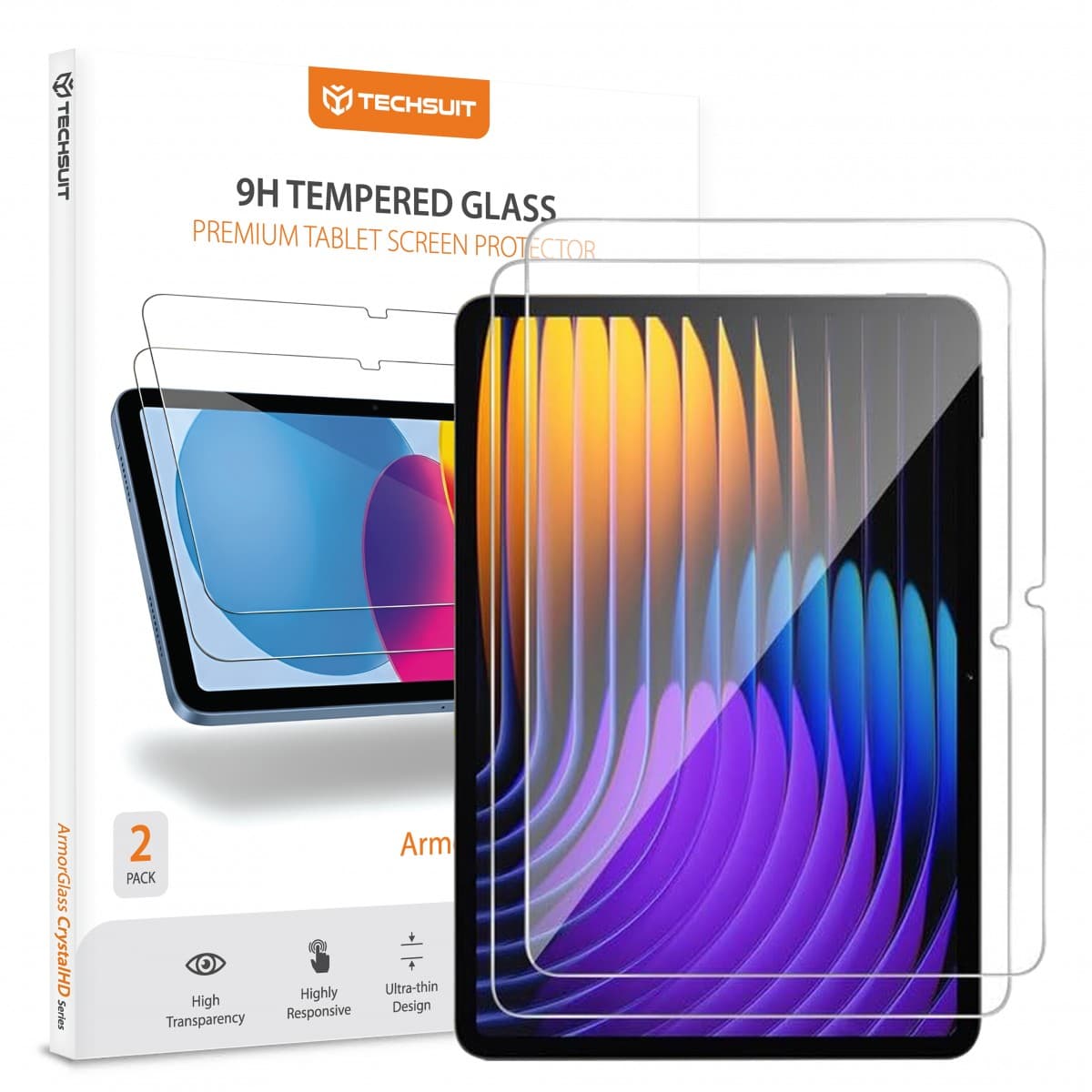 Techsuit - ArmorGlass CrystalHD (2 kusy) - Xiaomi Pad 7 / 7 Pro - čirá - náhled 1