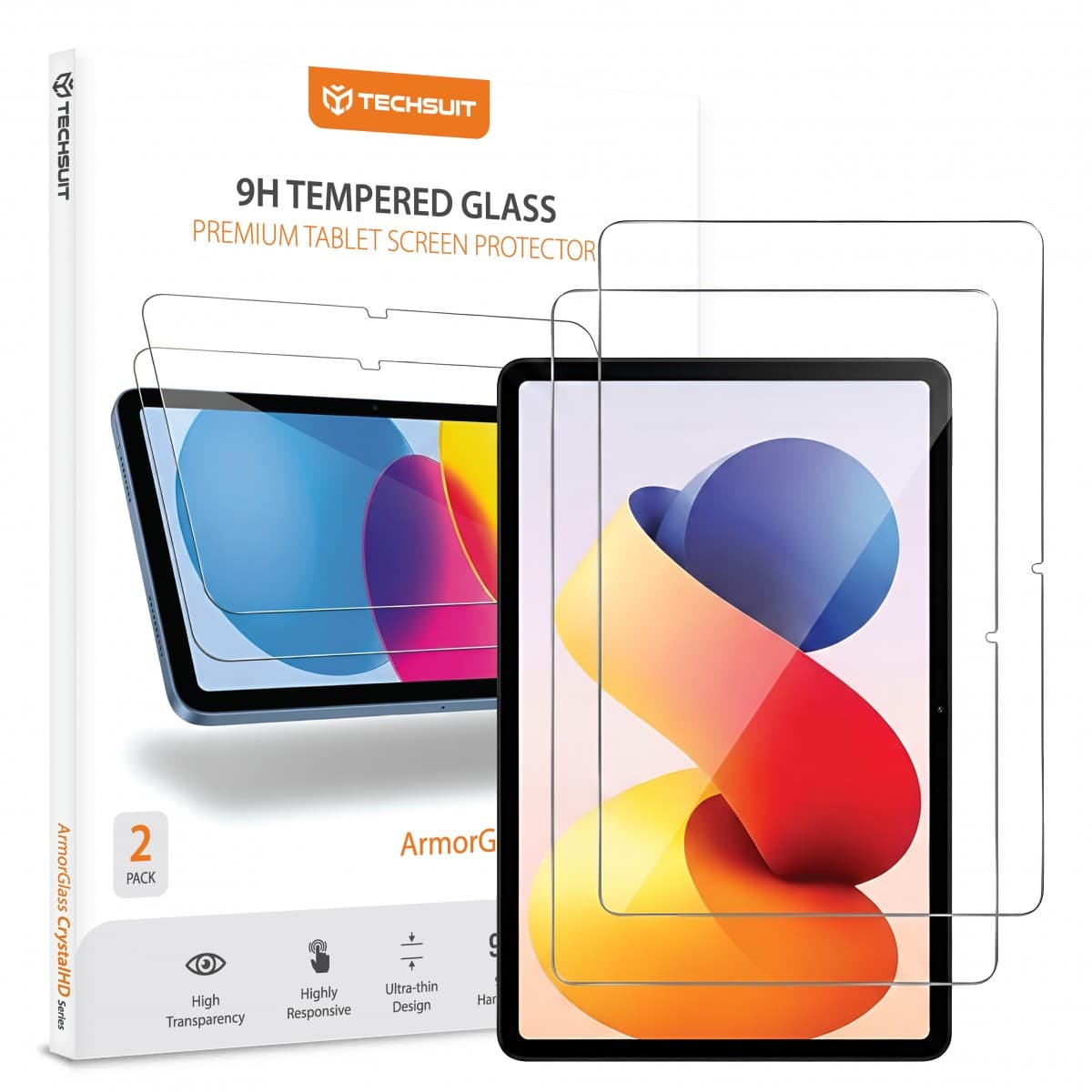 Techsuit - ArmorGlass CrystalHD (2 ks) - Xiaomi Redmi Pad 2 Pro - čirá - náhled 1
