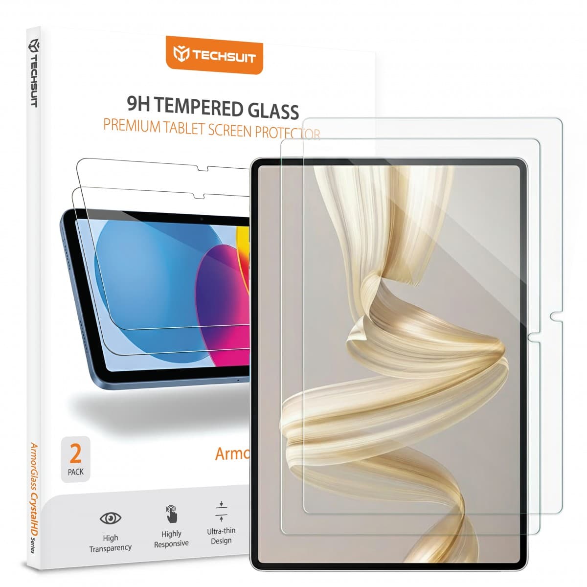 Techsuit - ArmorGlass CrystalHD (2 pack) - Huawei MatePad Pro 12.2 (2024) / MatePad Pro 12.2 (2025) - čiré - náhled 1