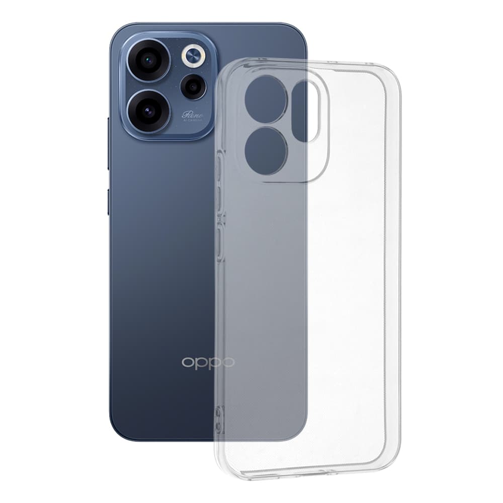 Techsuit - průhledný silikonový kryt - Oppo Reno 15F / Reno15 FS 5G - transparentní - náhled 1