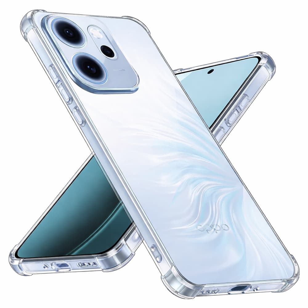 Techsuit - nárazuvzdorný čirý silikon - Oppo Reno 15F / Reno15 FS 5G - čirý - náhled 1