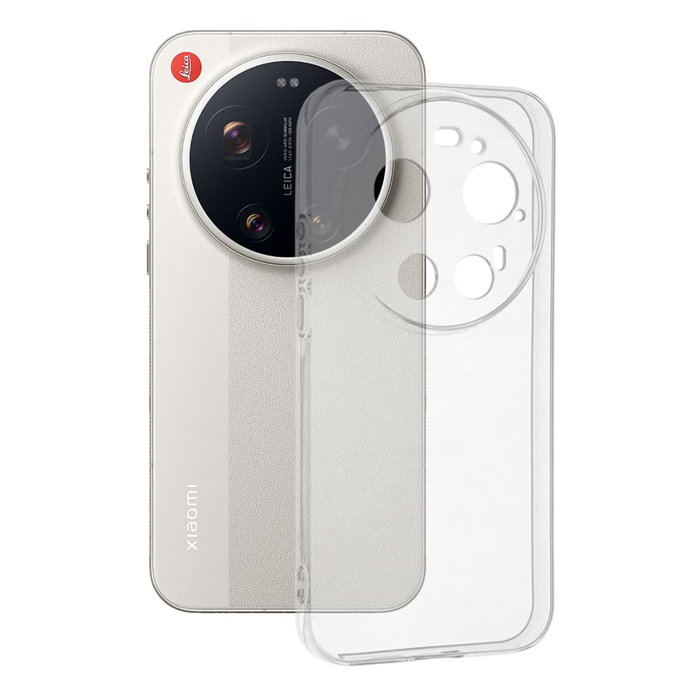 Techsuit - čirý silikon - Xiaomi 17 Ultra - transparentní - náhled 1