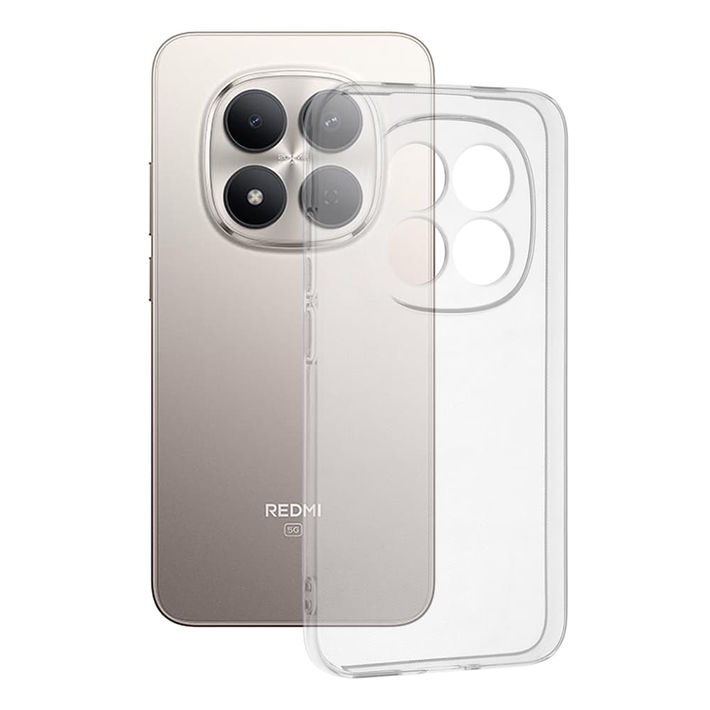 Techsuit - průhledný silikon - Xiaomi Redmi Note 15 Pro 5G - transparentní - náhled 1