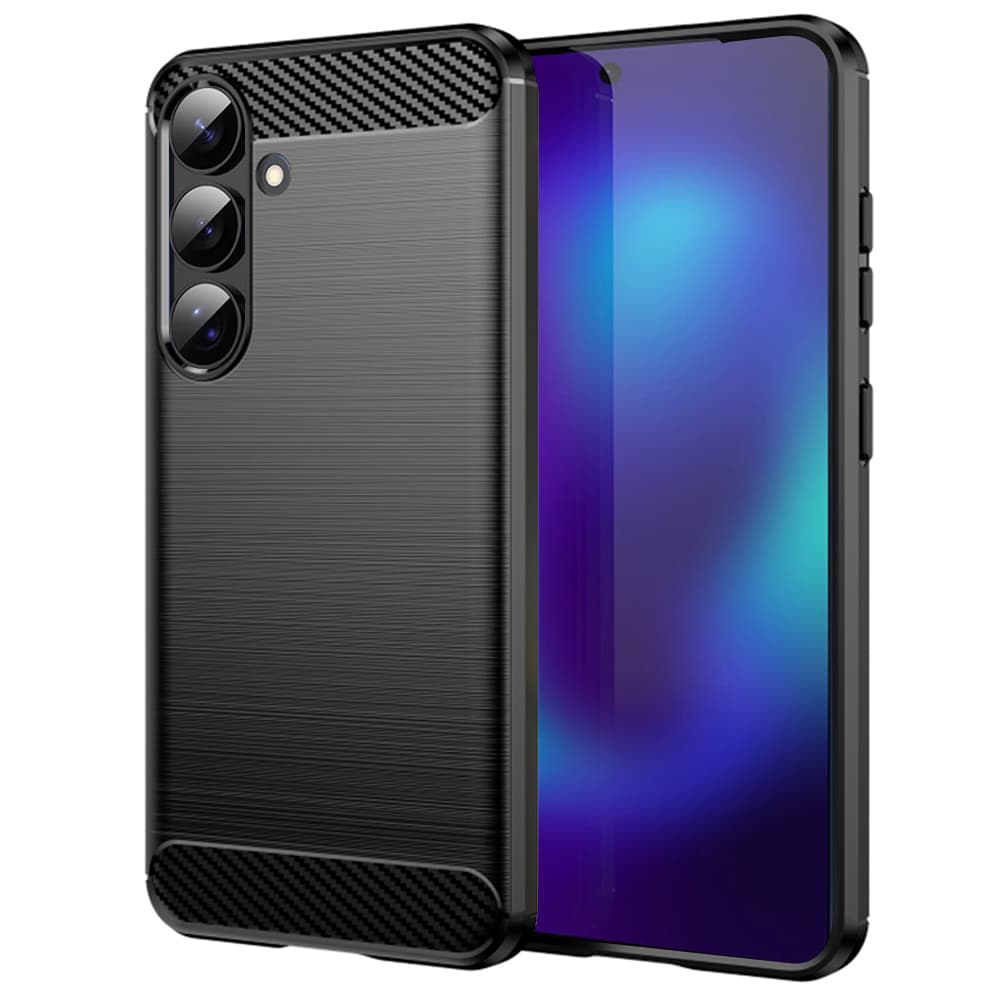 Techsuit - Carbon Silicone - Samsung Galaxy S26 - černé - náhled 1