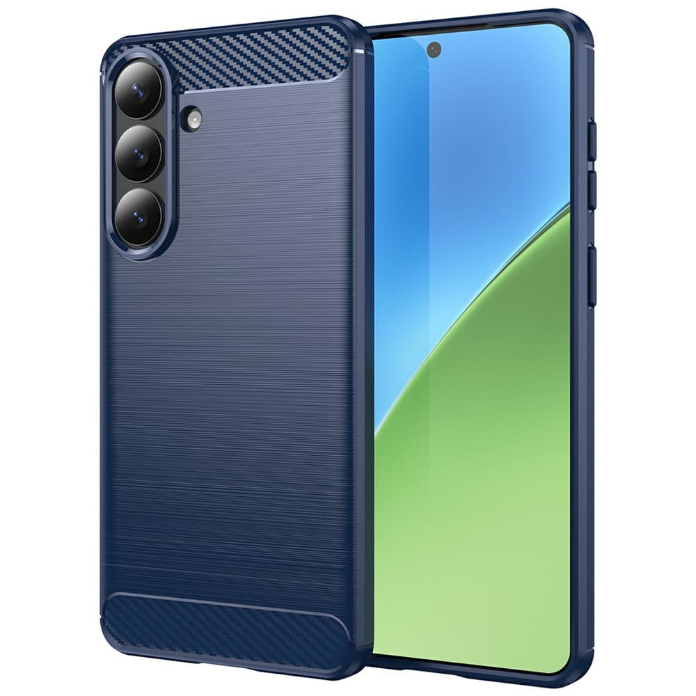 Techsuit - Carbon Silicone - Samsung Galaxy S26 Plus - modrý - náhled 1