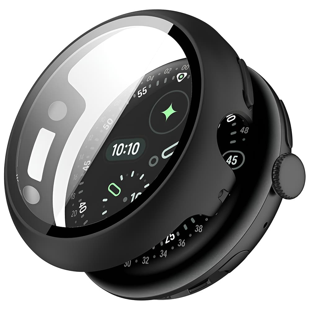 Techsuit - pouzdro Defense360 Pro s ochranou displeje pro Google Pixel Watch 4 45mm, černá - náhled 1