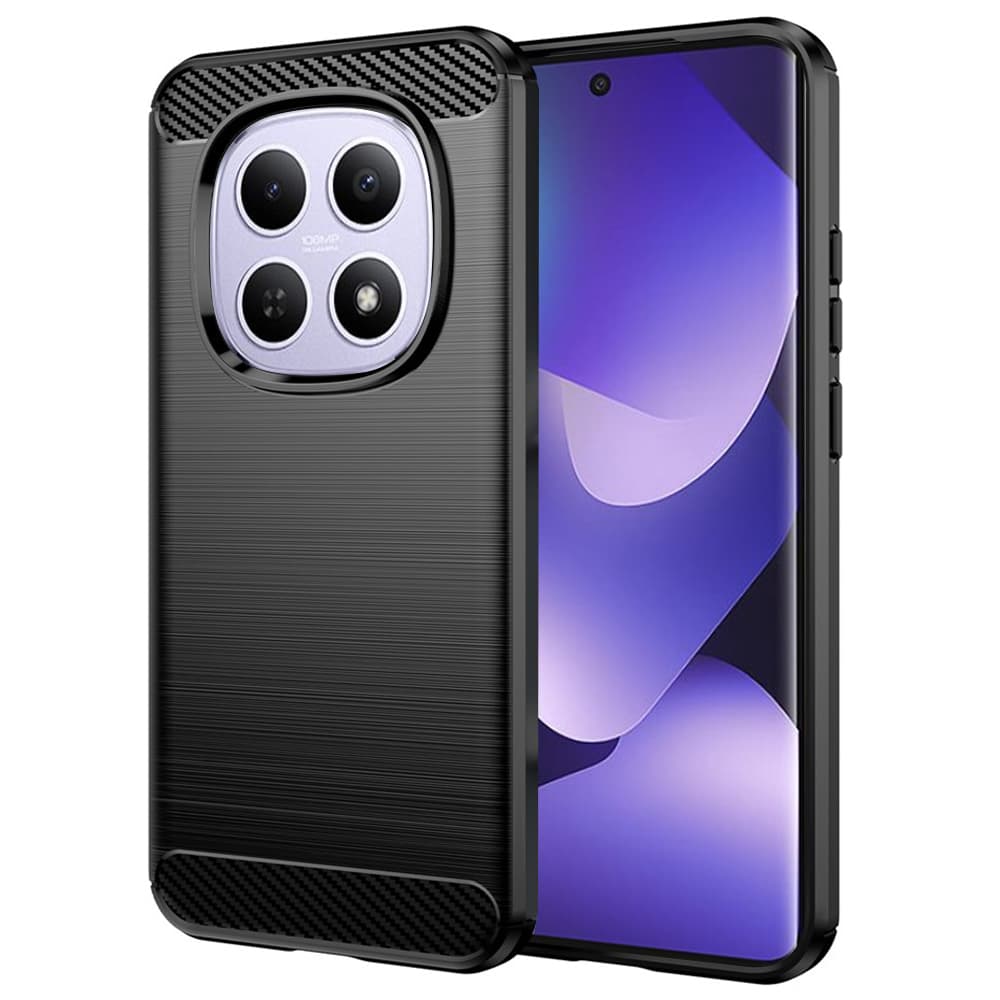 Techsuit - karbonový silikon - Xiaomi Redmi Note 15 5G / Note 15 4G / Poco M8 5G - černá - náhled 1