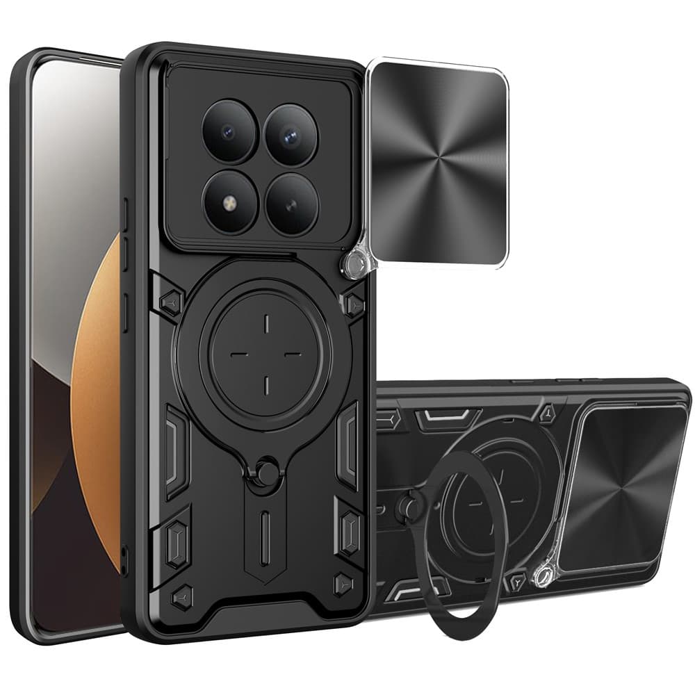 Techsuit CamGuard Pro pro Xiaomi Redmi Note 15 Pro+ 5G / Poco M8 Pro 5G - černý - náhled 1