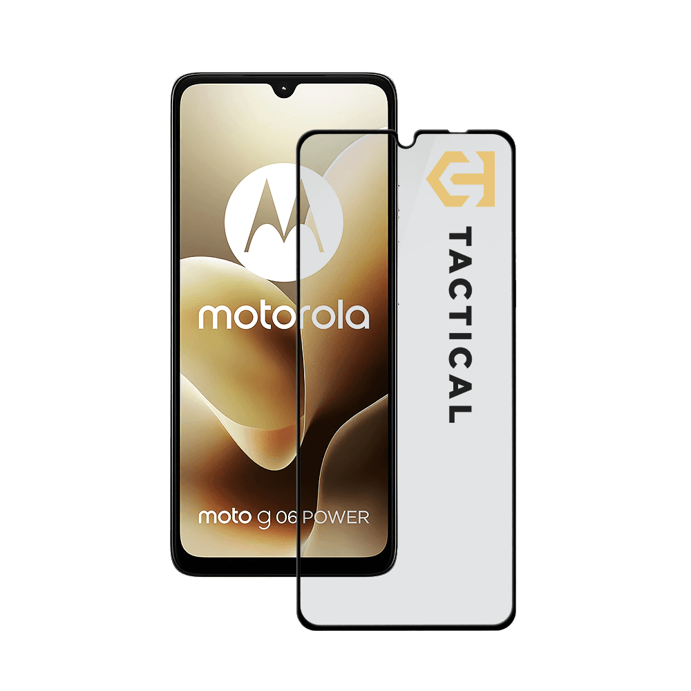 Tvrzené sklo Tactical Glass Shield 5D pro Motorola Moto G06/G06 Power Black - náhled 1
